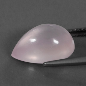 5,73 ctw natürlicher rosafarbener Rosenquarz, Transparent, Transparent / Lichtdurchlässig