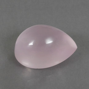 5,86 ctw natürlicher rosafarbener Rosenquarz, Transparent, Transparent / Lichtdurchlässig