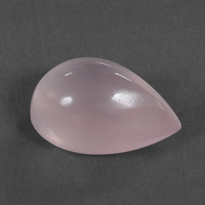 5,61 ctw natürlicher rosafarbener Rosenquarz, Transparent, Transparent / Lichtdurchlässig
