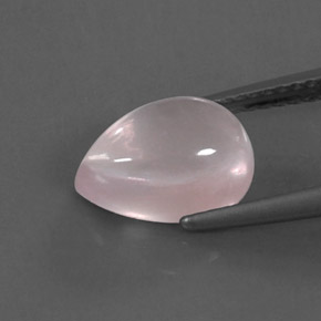 2,66 ctw natürlicher rosafarbener Rosenquarz, Transparent, Transparent / Lichtdurchlässig