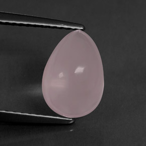 2,69 ctw natürlicher rosafarbener Rosenquarz, Transparent, Transparent / Lichtdurchlässig