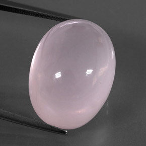 32,52 ctw natürlicher rosafarbener Rosenquarz, Transparent, Transparent / Lichtdurchlässig