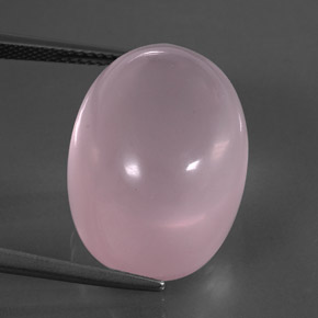 32,92 ctw natürlicher rosafarbener Rosenquarz, Transparent, Transparent / Lichtdurchlässig