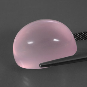 32,92 ctw natürlicher rosafarbener Rosenquarz, Transparent, Transparent / Lichtdurchlässig