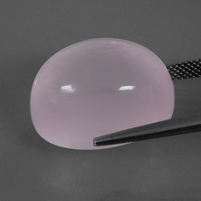 31,22 ctw natürlicher rosafarbener Rosenquarz, Transparent, Transparent / Lichtdurchlässig
