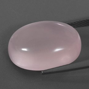 14,92 ctw natürlicher rosafarbener Rosenquarz, Transparent, Transparent / Lichtdurchlässig