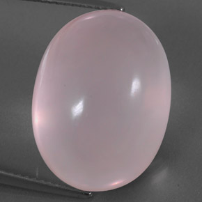 24,19 ctw natürlicher rosafarbener Rosenquarz, Transparent, Transparent / Lichtdurchlässig