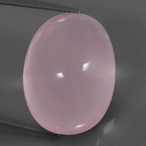25,15 ctw natürlicher rosafarbener Rosenquarz, Transparent, Transparent / Lichtdurchlässig