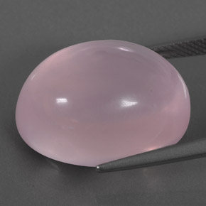 25,15 ctw natürlicher rosafarbener Rosenquarz, Transparent, Transparent / Lichtdurchlässig