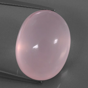 26,27 ctw natürlicher rosafarbener Rosenquarz, Transparent, Transparent / Lichtdurchlässig