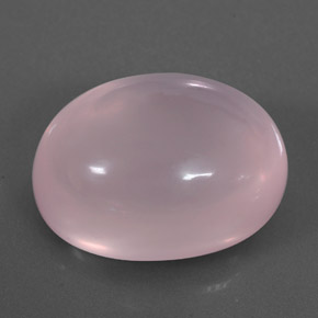 26,27 ctw natürlicher rosafarbener Rosenquarz, Transparent, Transparent / Lichtdurchlässig