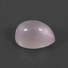5,14 ctw natürlicher rosafarbener Rosenquarz, Birnenform, Transparent