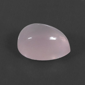 6,10 ctw natürlicher rosafarbener Rosenquarz, Transparent, Transparent / Lichtdurchlässig