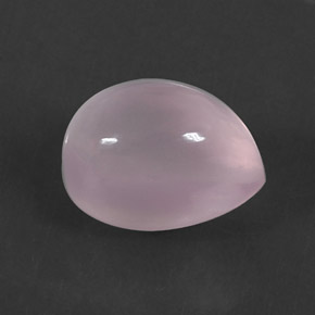 7,74 ctw natürlicher rosafarbener Rosenquarz, Transparent, Transparent / Lichtdurchlässig