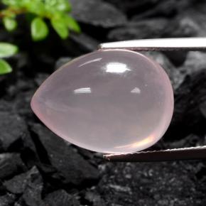 19,92 ctw natürlicher rosafarbener Rosenquarz, Transparent, Transparent / Lichtdurchlässig