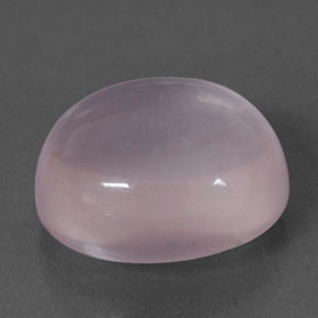 5,71 ctw natürlicher rosafarbener Rosenquarz, Oval Schliff, Transparent