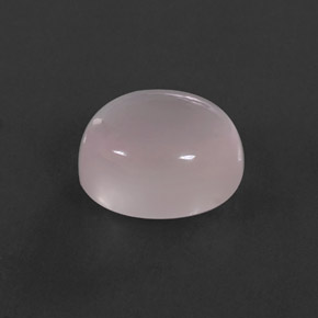 6,70 ctw natürlicher rosafarbener Rosenquarz, Oval Schliff, Transparent
