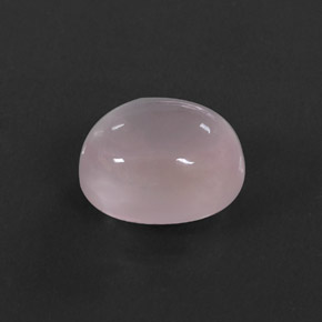 5,82 ctw natürlicher rosafarbener Rosenquarz, Oval Schliff, Transparent
