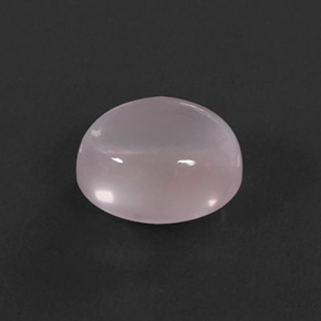 5,98 ctw natürlicher rosafarbener Rosenquarz, Oval Schliff, Transparent
