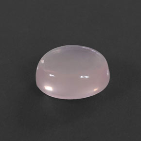 5,82 ctw natürlicher rosafarbener Rosenquarz, Oval Schliff, Transparent