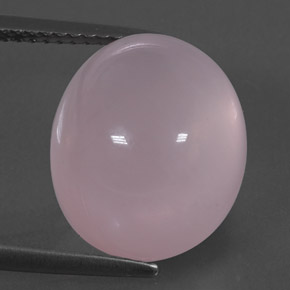 12,46 ctw natürlicher rosafarbener Rosenquarz, Transparent, Transparent / Lichtdurchlässig