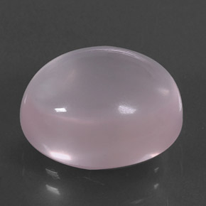10,34 ctw natürlicher rosafarbener Rosenquarz, Oval Schliff, Transparent