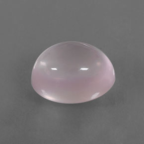 13,97 ctw natürlicher rosafarbener Rosenquarz, Oval Schliff, Transparent