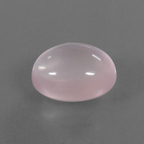 13,46 ctw natürlicher rosafarbener Rosenquarz, Oval Schliff, Transparent
