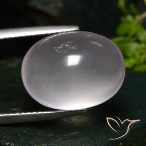 14,77 ctw natürlicher rosafarbener Rosenquarz, Oval Schliff, Lichtdurchlässig