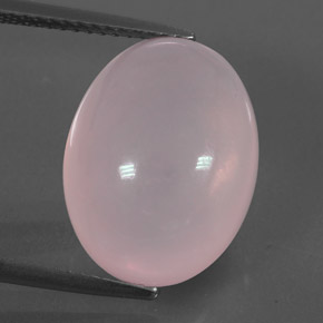 11,67 ctw natürlicher rosafarbener Rosenquarz, Transparent, Transparent / Lichtdurchlässig