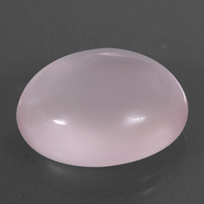 9,91 ctw natürlicher rosafarbener Rosenquarz, Oval Schliff, Transparent