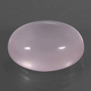 11,02 ctw natürlicher rosafarbener Rosenquarz, Oval Schliff, Transparent