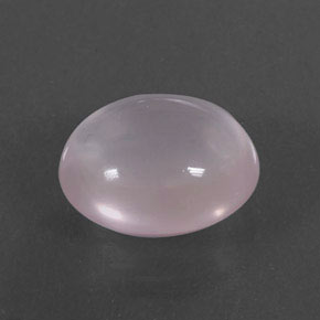 5,12 ctw natürlicher rosafarbener Rosenquarz, Oval Schliff, Transparent