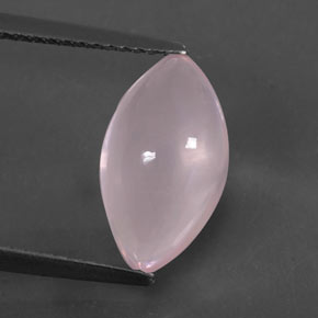 3,11 ctw natürlicher rosafarbener Rosenquarz, Marquise, Transparent