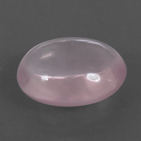 10,34 ctw natürlicher rosafarbener Rosenquarz, Oval Schliff, Transparent