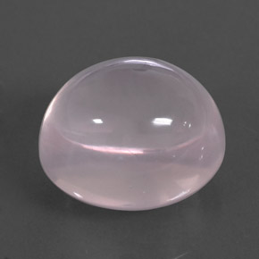 19,38 ctw natürlicher rosafarbener Rosenquarz, Oval Schliff, Transparent