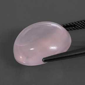 9,17 ctw natürlicher Light Pink  Rosenquarz, Oval Schliff, Transparent