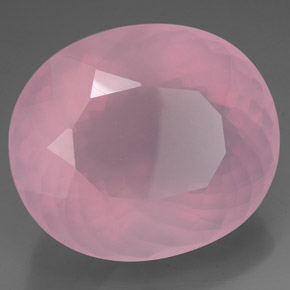 150,80 ctw natürlicher rosafarbener Rosenquarz, Transparent, Transparent / Lichtdurchlässig