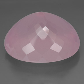 150,80 ctw natürlicher rosafarbener Rosenquarz, Transparent, Transparent / Lichtdurchlässig
