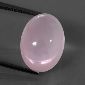 17,60 ctw natürlicher rosafarbener Rosenquarz, Transparent, Transparent / Lichtdurchlässig
