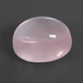 14,43 ctw natürlicher rosafarbener Rosenquarz, Transparent, Transparent / Lichtdurchlässig
