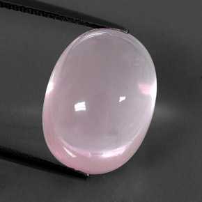 14,49 ctw natürlicher rosafarbener Rosenquarz, Transparent, Transparent / Lichtdurchlässig