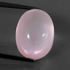 15,47 ctw natürlicher rosafarbener Rosenquarz, Transparent, Transparent / Lichtdurchlässig