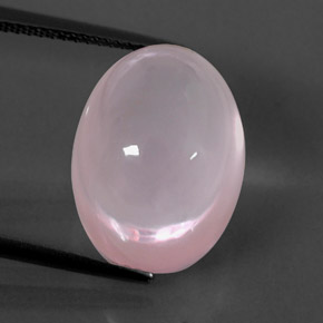 16,43 ctw natürlicher rosafarbener Rosenquarz, Transparent, Transparent / Lichtdurchlässig