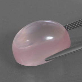 15,32 ctw natürlicher rosafarbener Rosenquarz, Transparent, Transparent / Lichtdurchlässig