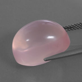 15,16 ctw natürlicher rosafarbener Rosenquarz, Transparent, Transparent / Lichtdurchlässig