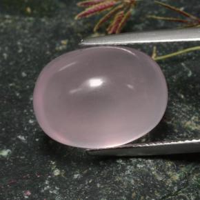 15,87 ctw natürlicher rosafarbener Rosenquarz, Oval Schliff, Lichtdurchlässig