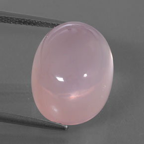 15,90 ctw natürlicher rosafarbener Rosenquarz, Transparent, Transparent / Lichtdurchlässig