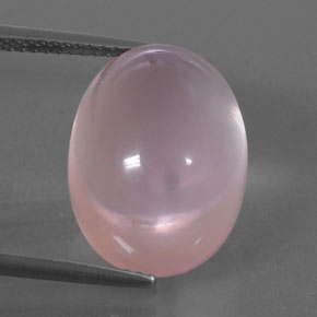 14,96 ctw natürlicher rosafarbener Rosenquarz, Transparent, Transparent / Lichtdurchlässig