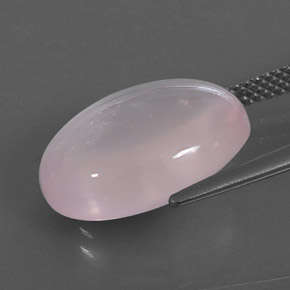 10,64 ctw natürlicher rosafarbener Rosenquarz, Transparent, Transparent / Lichtdurchlässig